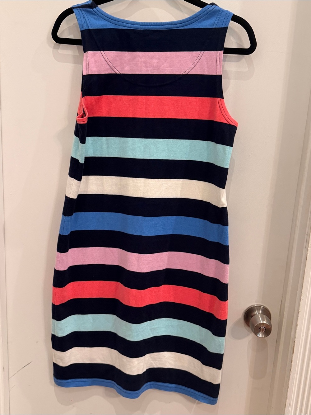 Joules Striped Sleeveless Tank Dress Size US 6 Preppy Nautical Resortwear Summer - Picture 3 of 5